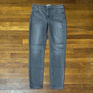 PAIGE Women's Hoxton Ankle Gray Skinny Jeans, Sz 27